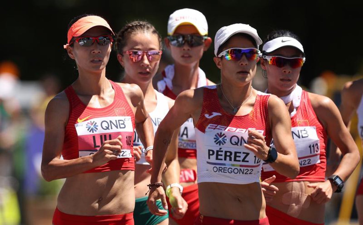 María Pérez, en un momento de la carrera