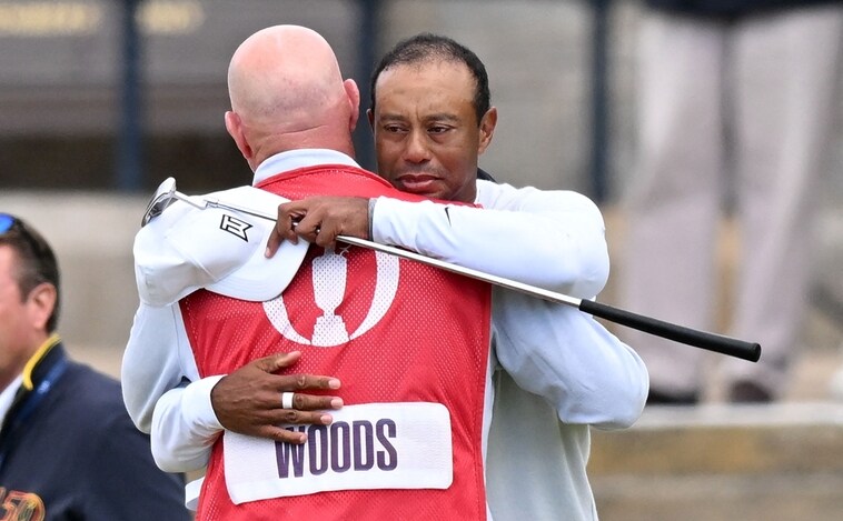 Tiger Woods no pasa el corte y deja Saint Andrews entre lágrimas
