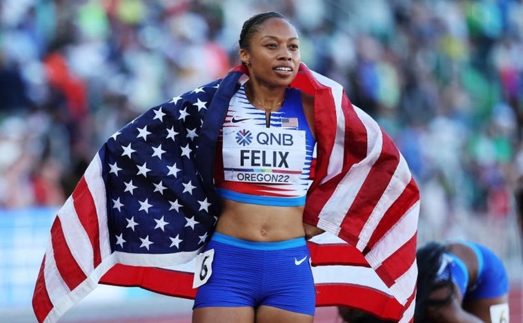 Despedida de bronce de Allyson Felix: «Fue un viaje increíble»