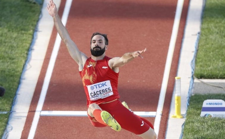 Eusebio Cáceres se gana otra final: «Cuando salí de las lesiones no me acordaba de saltar»