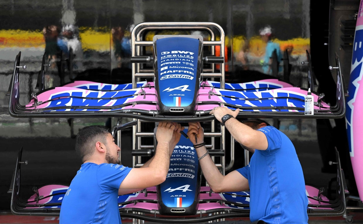 El Alpine de Alonso promete acercarse a los mejores en Francia