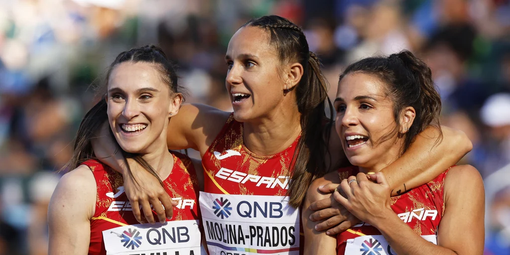 Spain advances to the final of the women's 4x100 relay of the World Cup