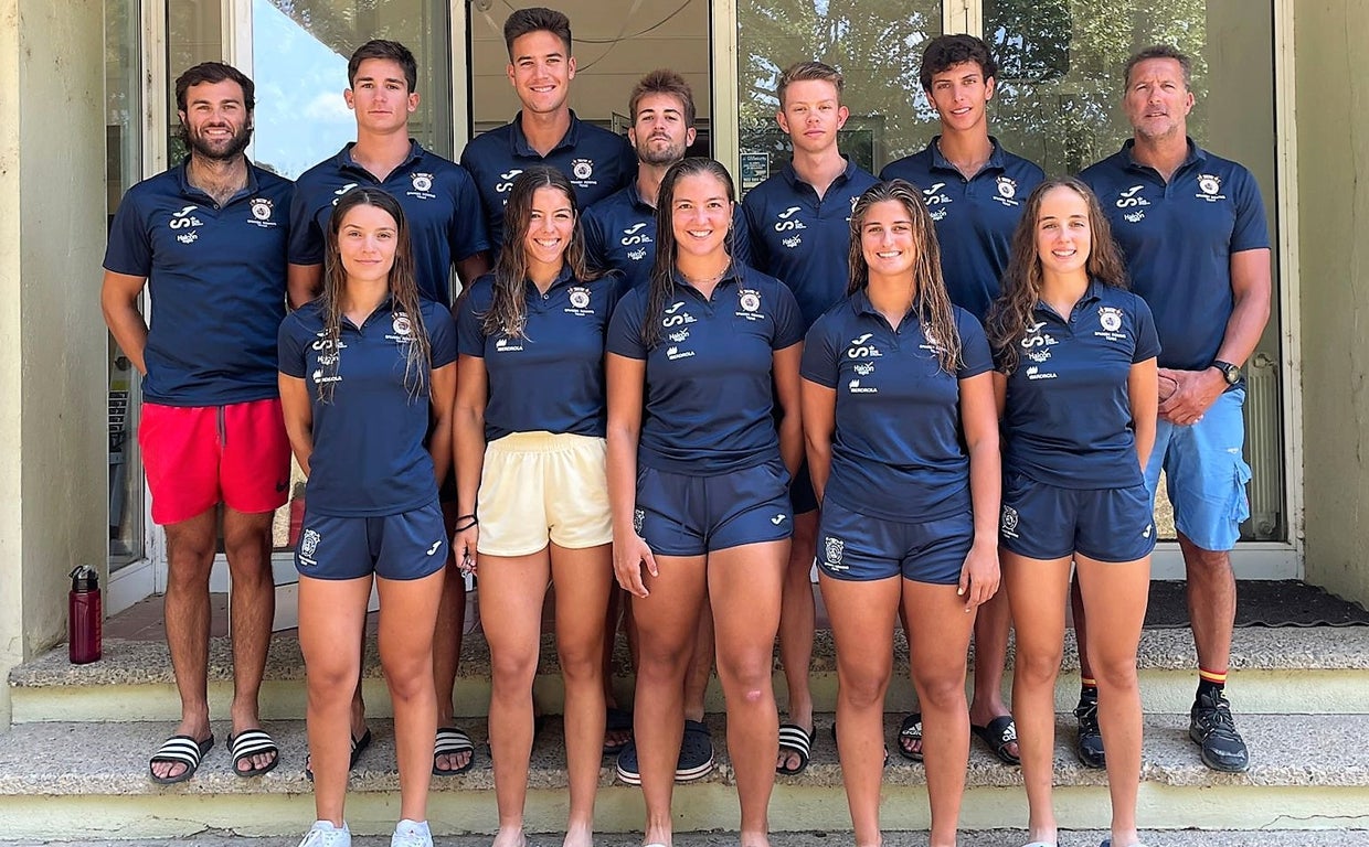 Los representantes andaluces que acudirán al Campeonato del Mundo de remo sub 23