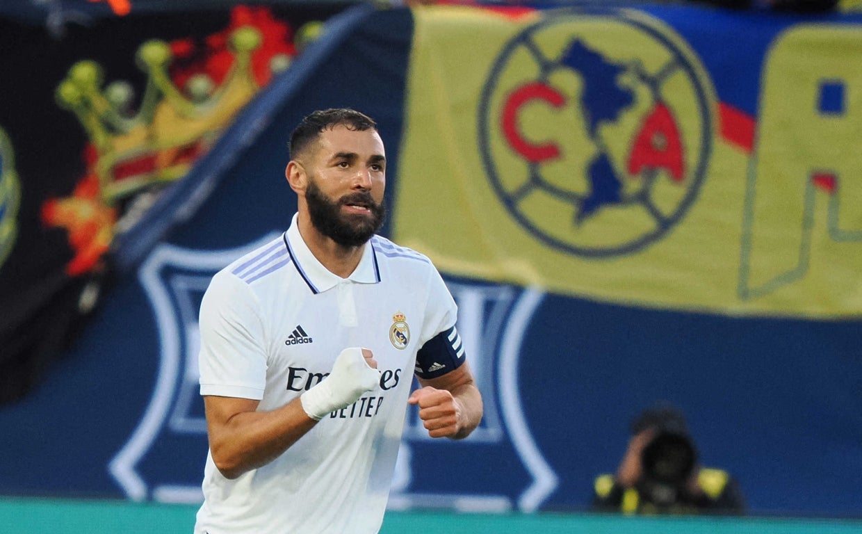 Benzema tras marcar ante el América