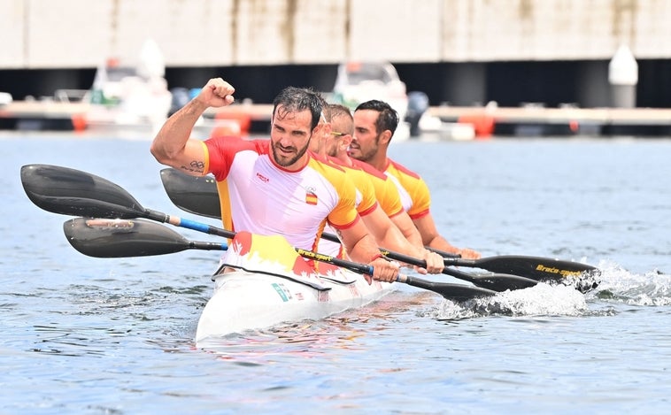 El K4 500 de Craviotto, Cooper, Arévalo y Germade se proclama campeón del mundo