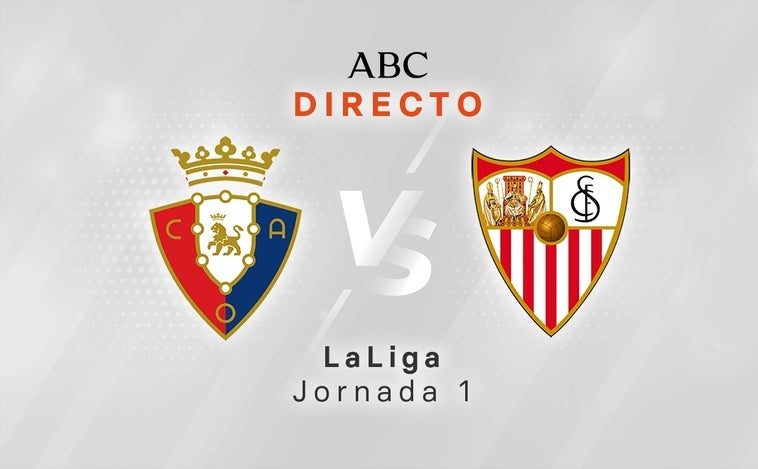 Osasuna - Sevilla, estadísticas del partido