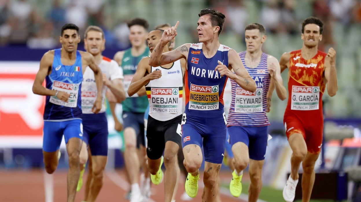 El sevillano Gonzalo García, a la final del 1.500 en el Europeo de Múnich con pleno de los españoles