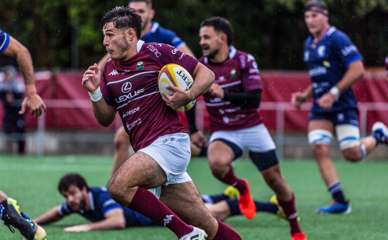 Sergio Molinero, en un partido con el Alcobendas