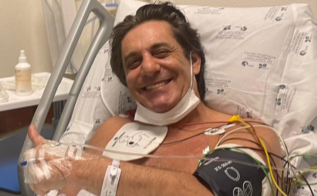 Futre, en la cama del hospital portugués en el que está ingresado