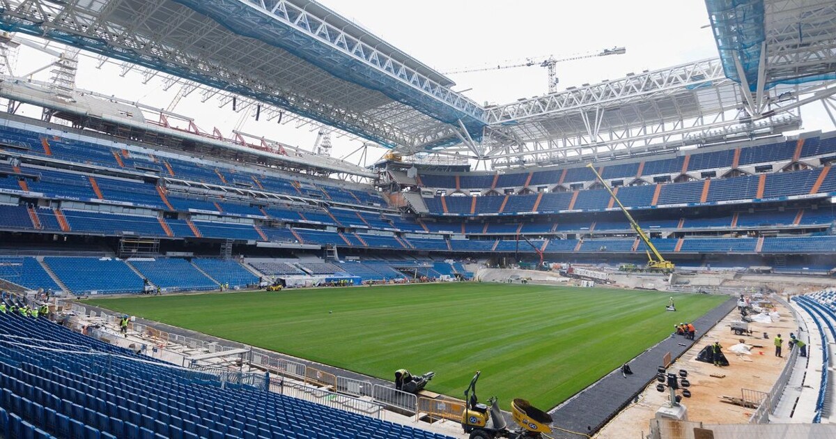 Resplandor federación Prever Así está el Santiago Bernabéu a una semana de su estreno en la Liga