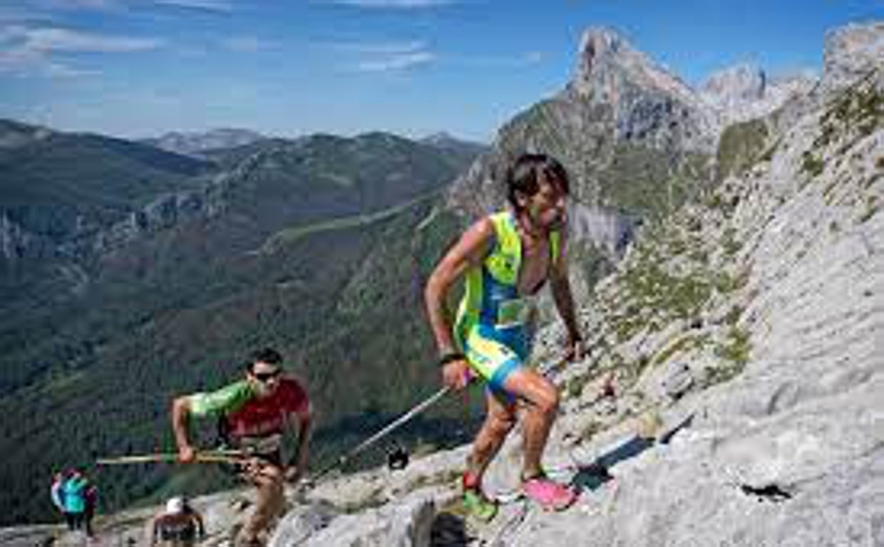 Corredores de montaña, en acción