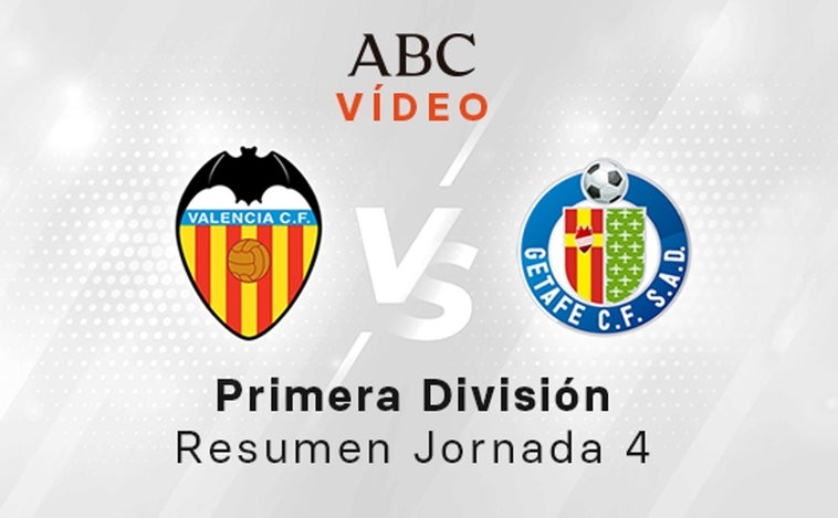 Valencia - Getafe, el resumen en vídeo