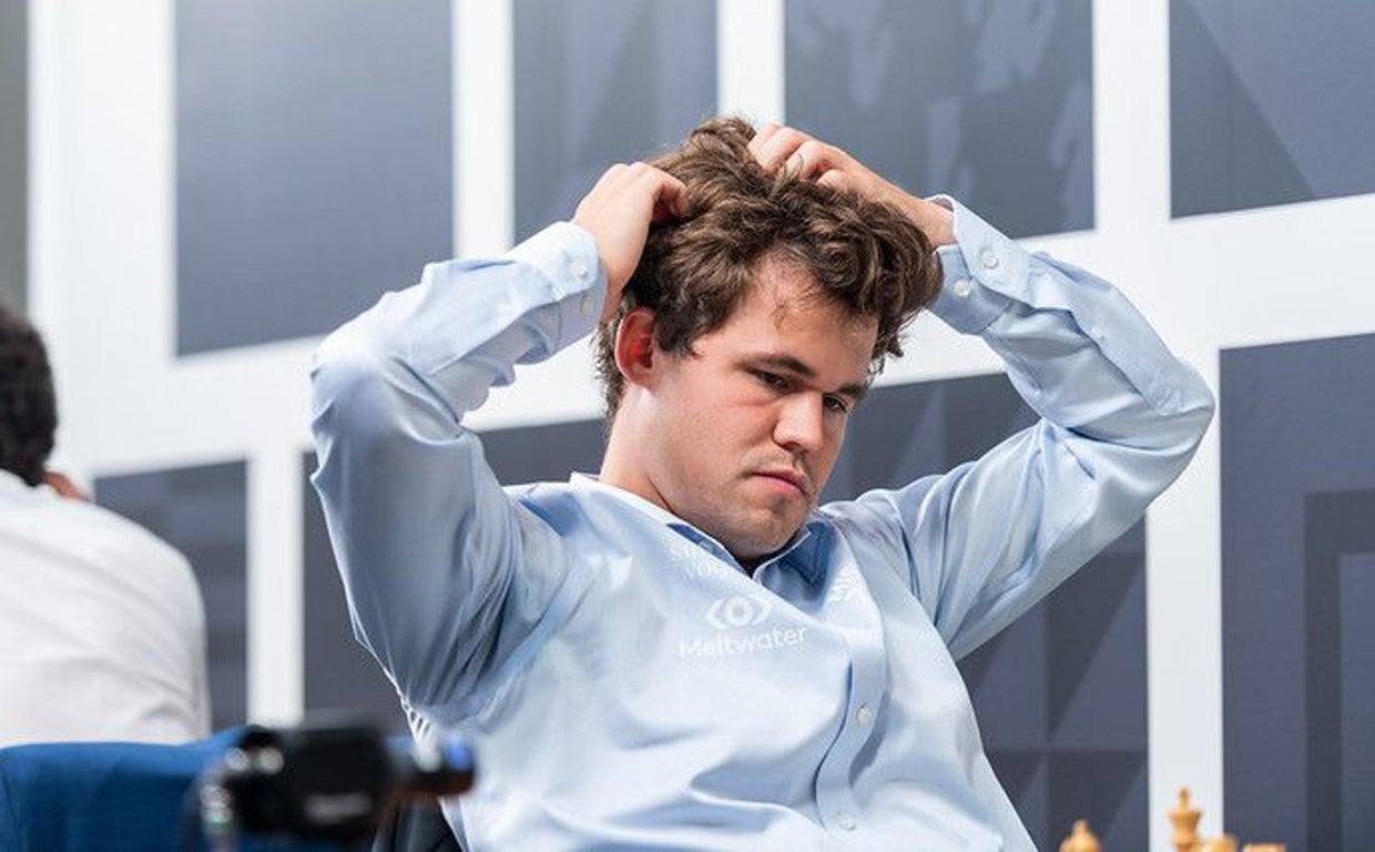 Magnus Carlsen, en la Sinquefield Cup, en San Luis (Estados Unidos)