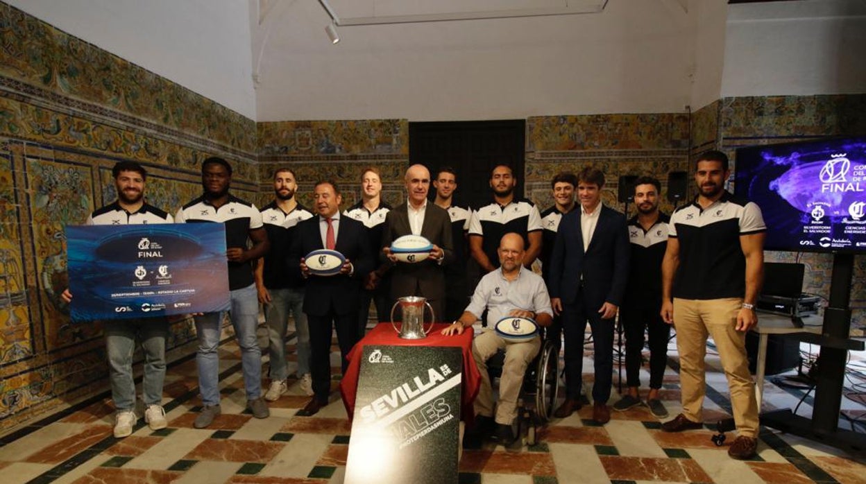 La final de la Copa del Rey de rugby, presentada en el Real Alcázar