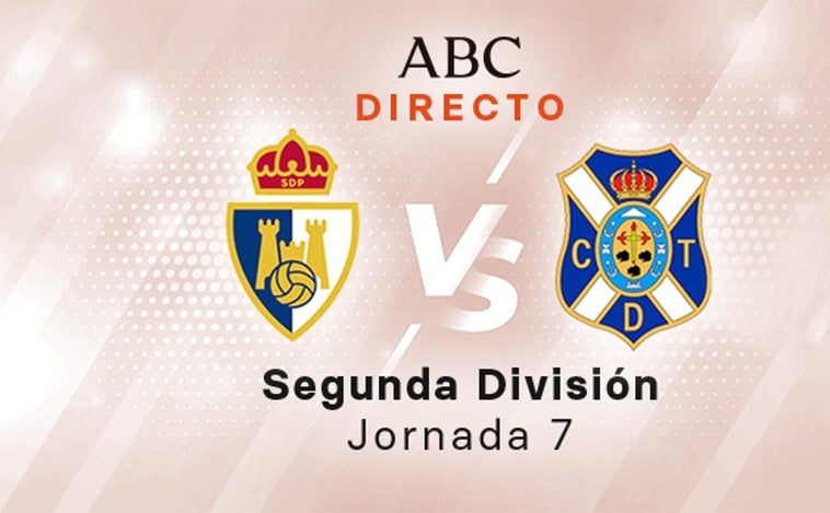 Ponferradina - Tenerife en directo hoy: partido de la Liga SmartBank, jornada 7