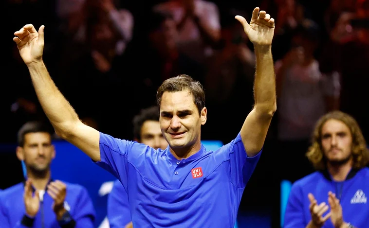 Las mejores imágenes de la despedida de Federer junto a Nadal