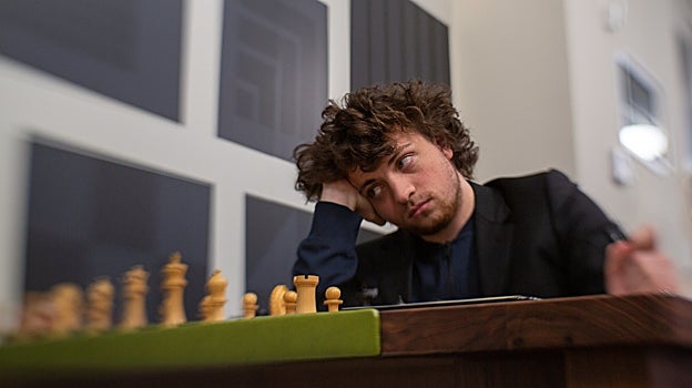 Hans Niemann, en el torneo de San Luis