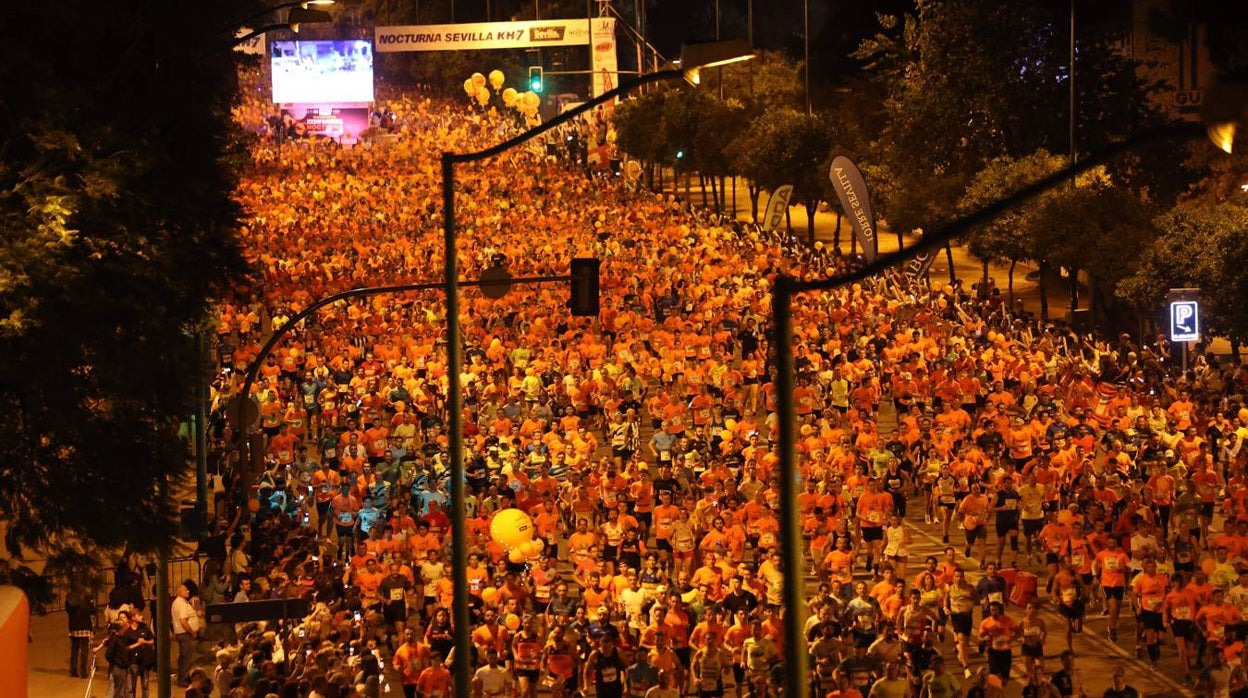 ¿Has participado en la Carrera Nocturna de Sevilla? Búscate (I)