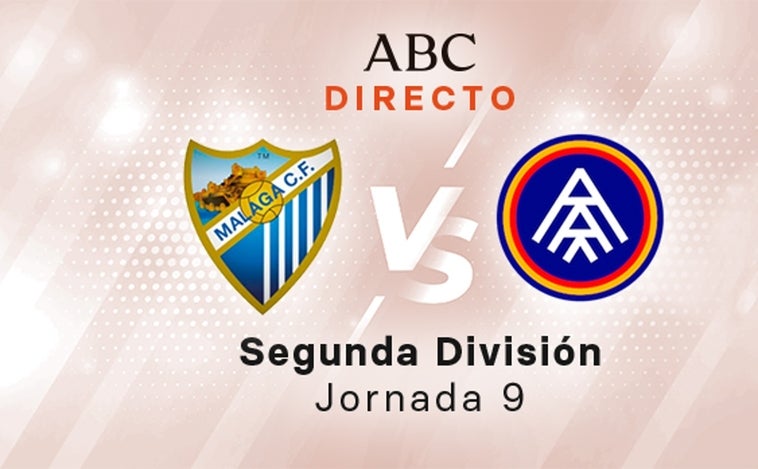 Málaga - Andorra en directo hoy: partido de la Liga SmartBank, jornada 9