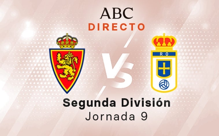 Zaragoza - Oviedo en directo hoy: partido de la Liga SmartBank, jornada 9