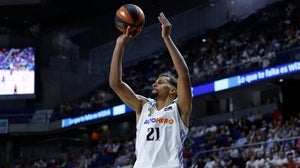 Cornelie durante un partido de la Liga Endesa