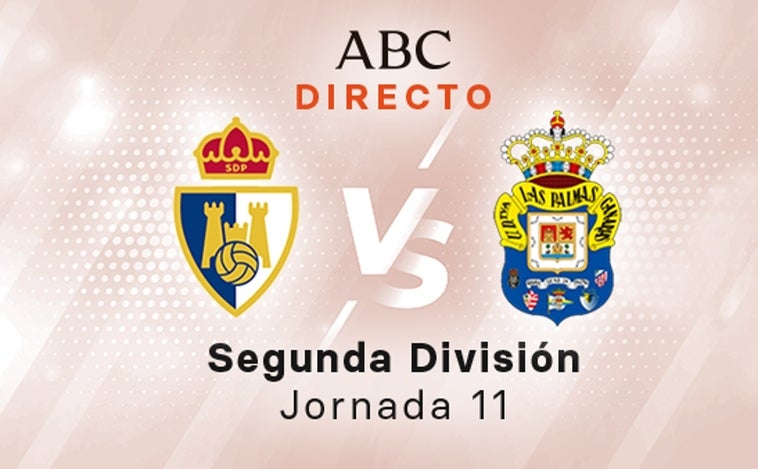 Ponferradina - Las Palmas en directo hoy: partido de la Liga SmartBank, jornada 11