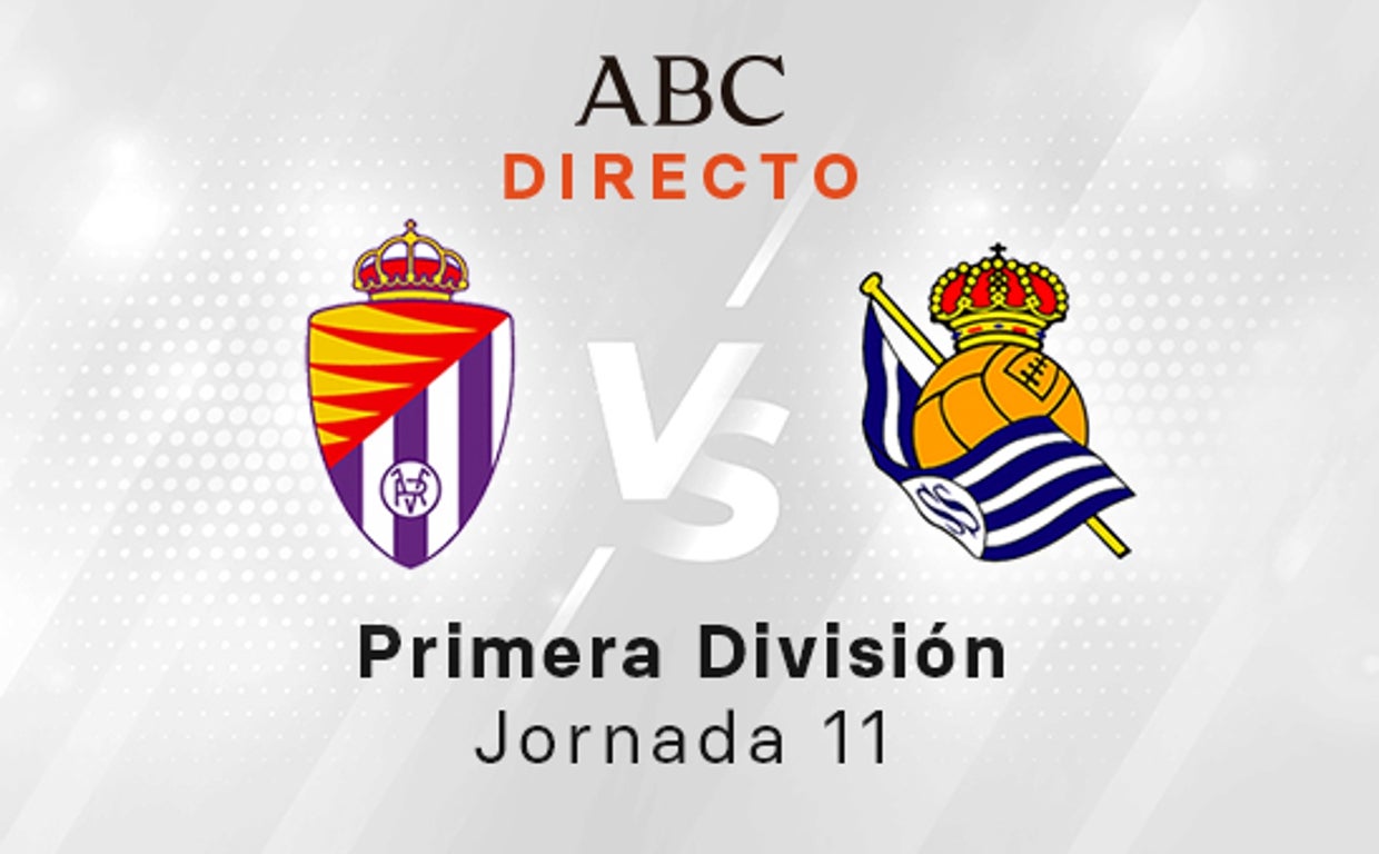 Valladolid - Real Sociedad, estadísticas del partido