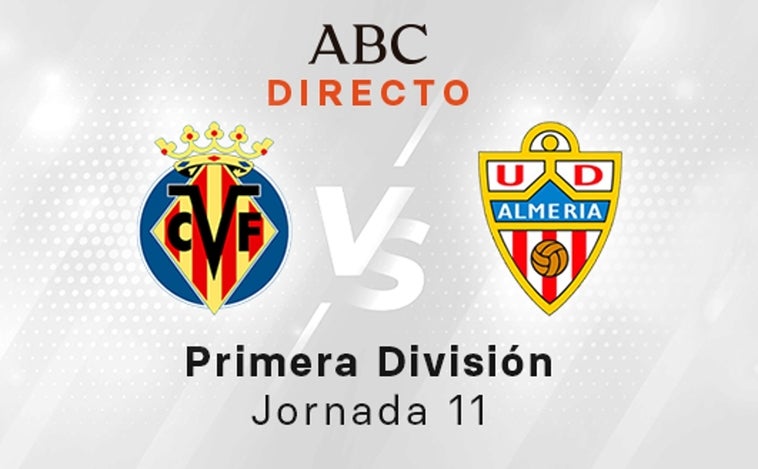 Villarreal - Almería, estadísticas del partido