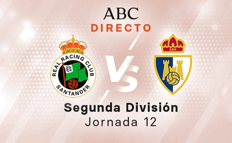 Racing - Ponferradina en directo hoy: partido de la Liga SmartBank, jornada 12