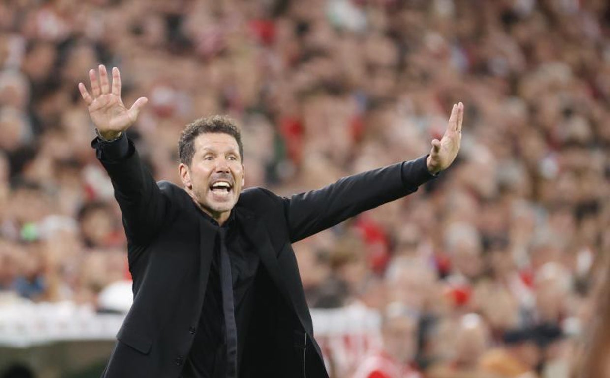 Simeone, el sábado en San Mamés