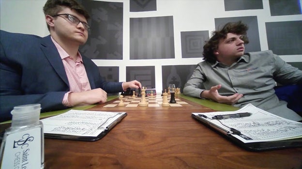 Sevian (izquierda) y Niemann, en el momento de la polémica