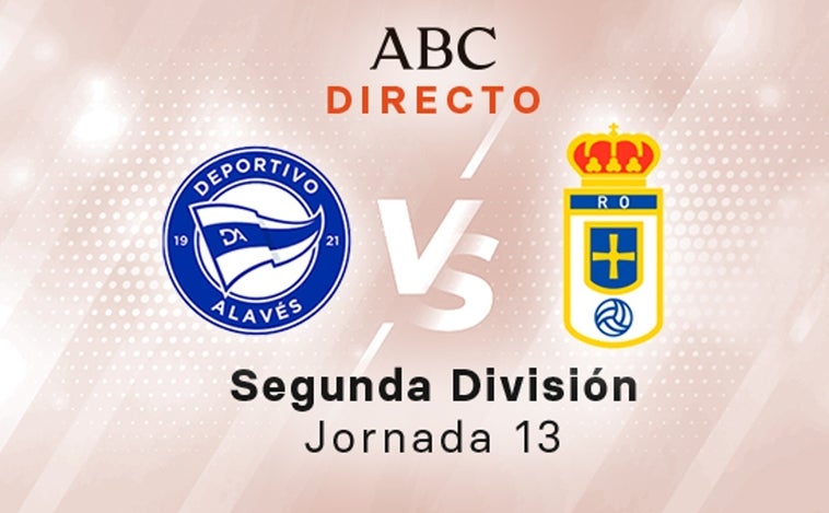 Alavés - Oviedo en directo hoy: partido de la Liga SmartBank, jornada 13