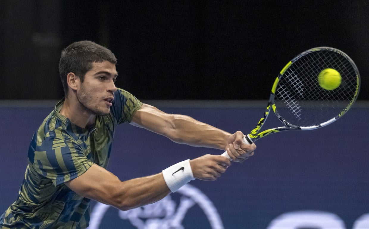 Alcaraz en su debut en Basilea