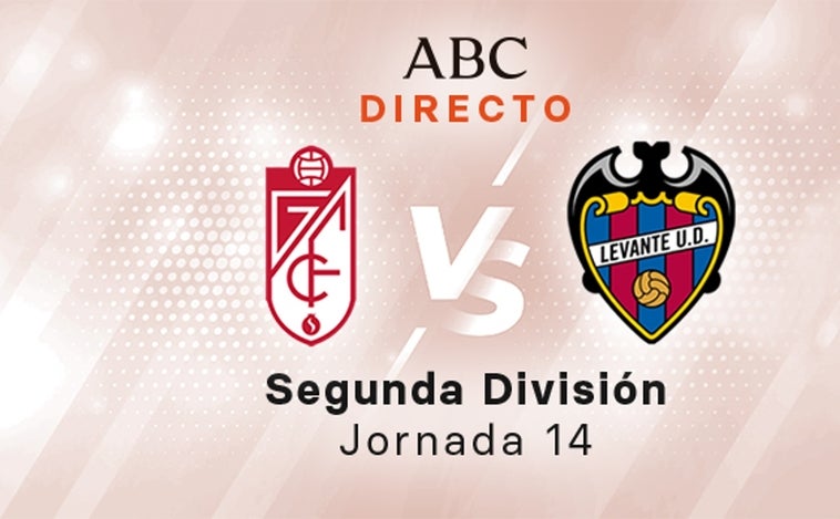 Granada - Levante en directo hoy: partido de la Liga SmartBank, jornada 14