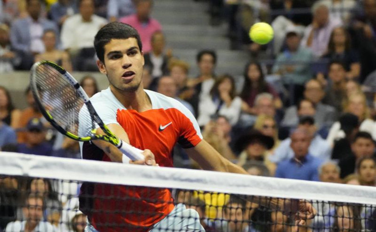 Carlos Alcaraz, en el pasado US Open