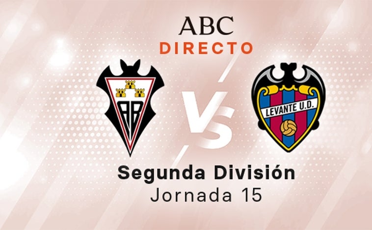 Albacete - Levante en directo hoy: partido de la Liga SmartBank, jornada 15