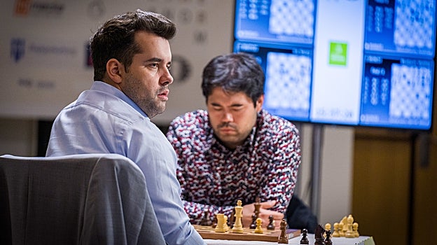El ruso Ian Nepomniachtchi y el estadounidense Hikaru Nakamura jugaron la final