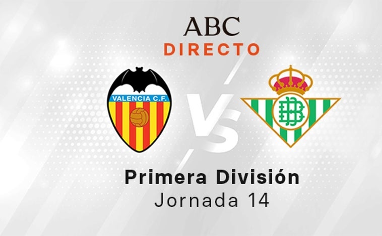 Valencia - Betis, estadísticas del partido