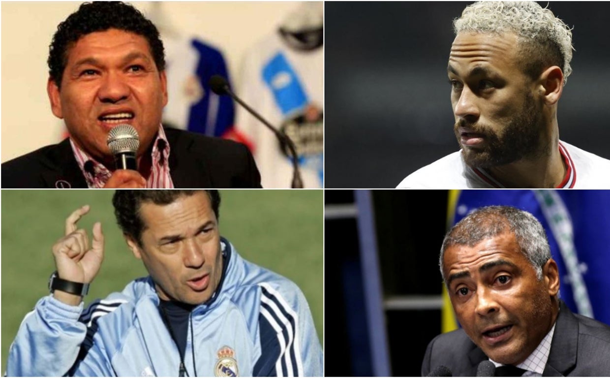Donato, Neymar, Luxemburgo y Romario no han ocultado sus preferencias políticas
