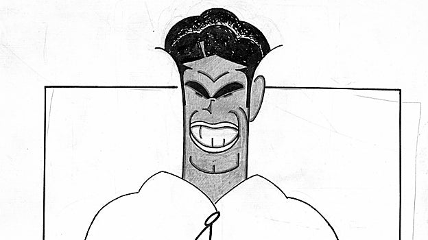 Caricatura de Gaspar Rubio