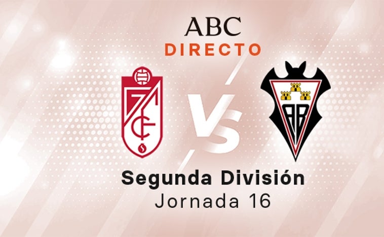 Granada - Albacete en directo hoy: partido de la Liga SmartBank, jornada 16