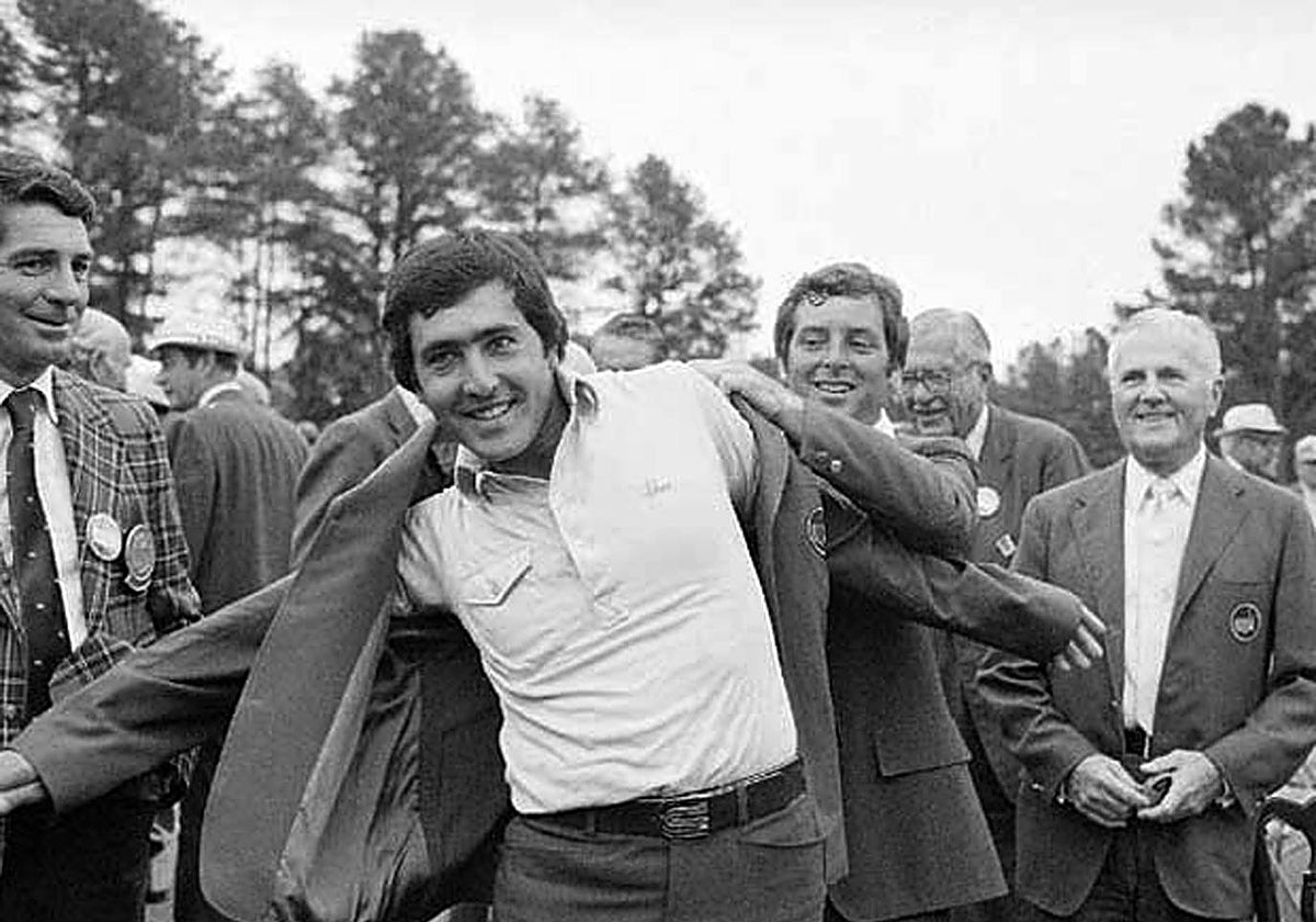 Severiano Ballesteros, campeón del Masters de 1980