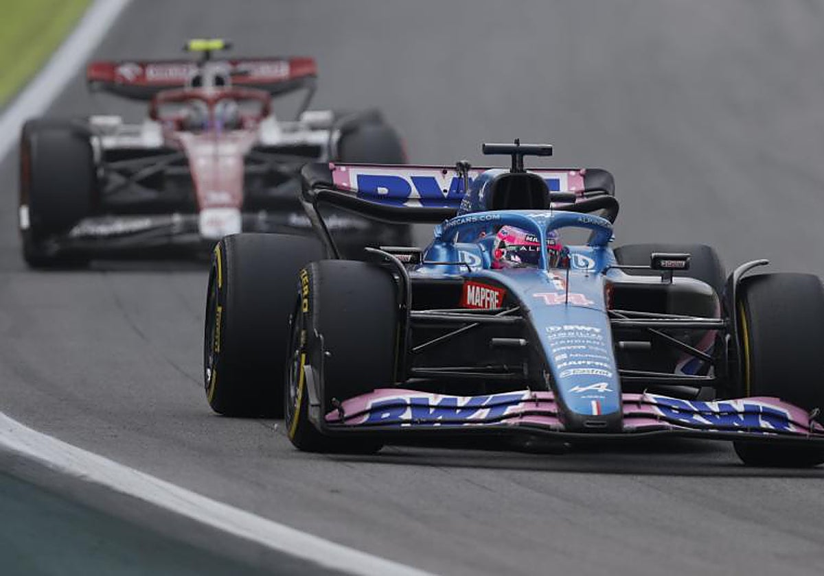 Fernando Alonso, en Interlagos