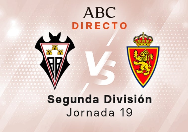 Albacete - Zaragoza, estadísticas del partido