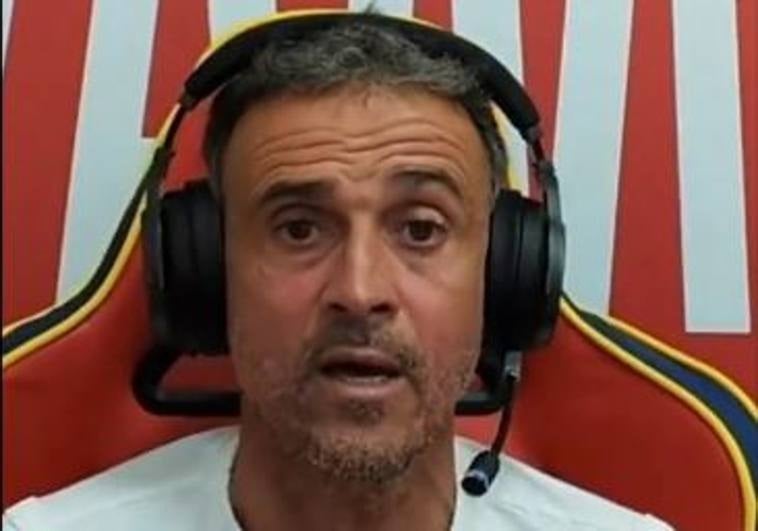 Sigue en directo y en streaming las declaraciones de Luis Enrique en Twitch