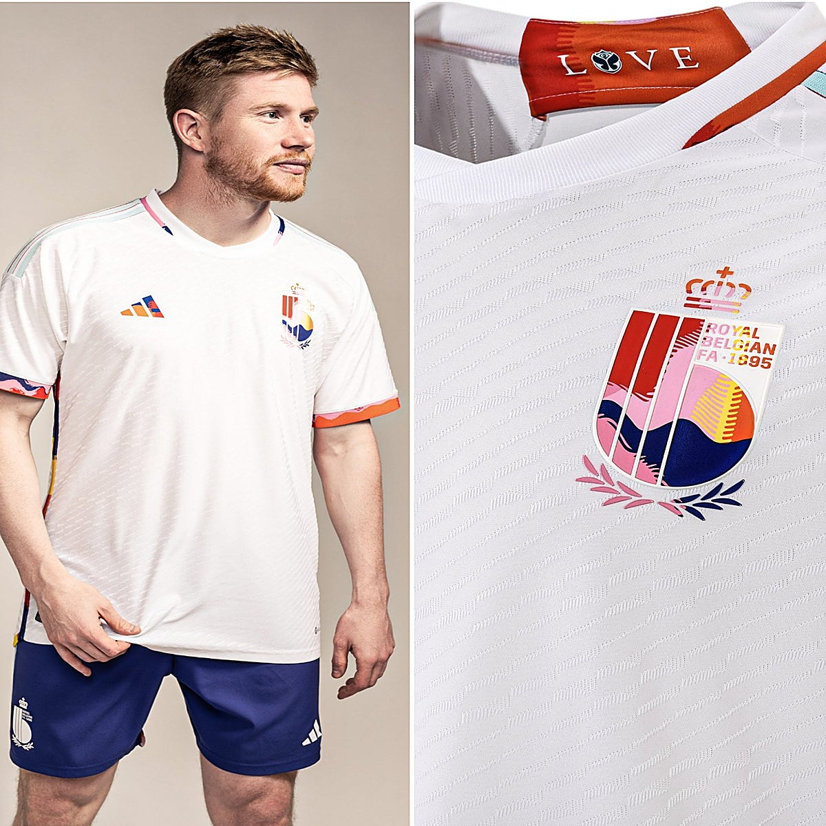 La FIFA contra el amor: prohíbe un mensaje escondido en la segunda camiseta de Bélgica