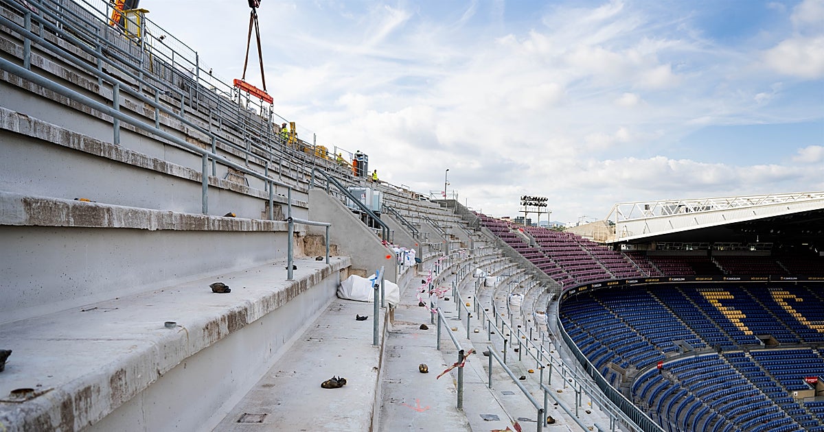 Las confusas obras del Camp Nou comprometen al Barça