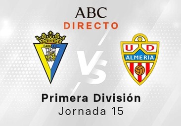 Juramento Días laborables Psicológico Cádiz - Almería en directo hoy: partido de la Liga Santander, jornada 15