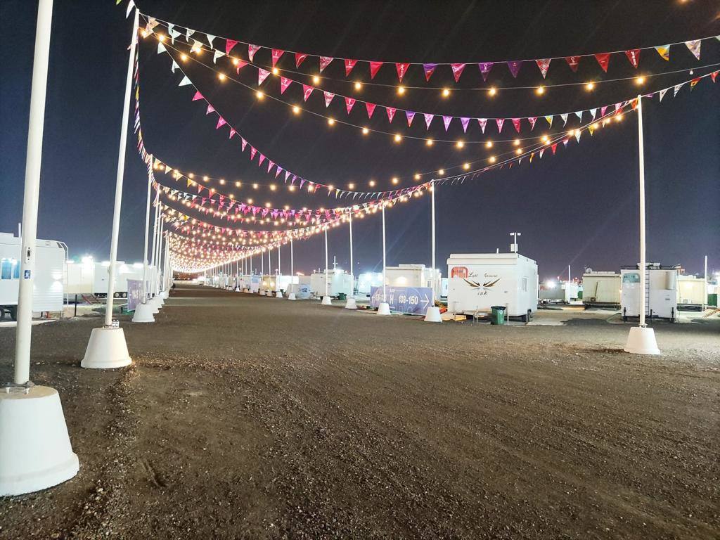 Una ciudad de caravanas para vivir el Mundial de Qatar