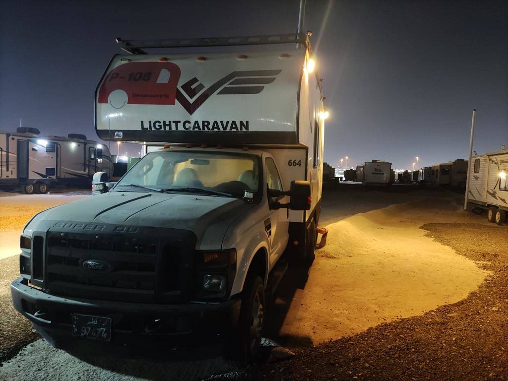 Una ciudad de caravanas para vivir el Mundial de Qatar